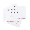 No Reservations Place Settings & Linens|Martini Cocktail Napkins, Set of 4
