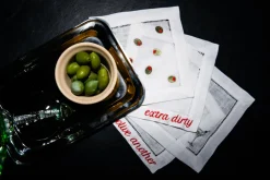 No Reservations Place Settings & Linens|Martini Cocktail Napkins, Set of 4