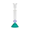 Issy Granger Candles|Martini Glass Candlestick in Teal