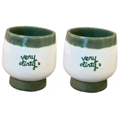 Caitlin Rounds Antiques Glassware|Martini “Very Dirty” Cups, Set of 2