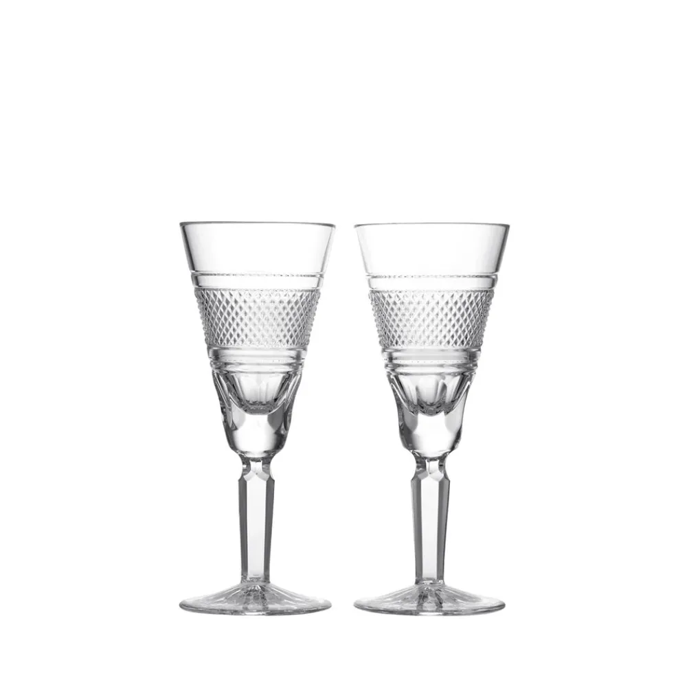 Waterford Glassware|Mastercraft Heritage Rossmore Flute, Set of 2
