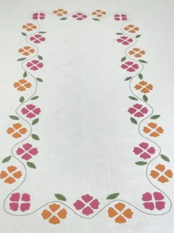 Elizabeth Lake Place Settings & Linens|Matisse Floral Tablecloth