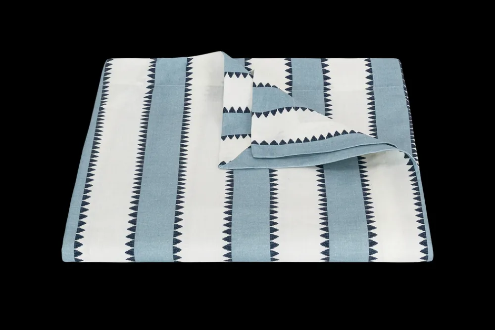Matouk Place Settings & Linens|Schumacher Apollo Stripe Tablecloth