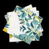 Matouk Place Settings & Linens|Schumacher Citrus Garden Napkin in Pool, Set of 4