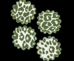 Matouk Place Settings & Linens|Schumacher Iconic Leopard Cocktail Napkin, Set of 4