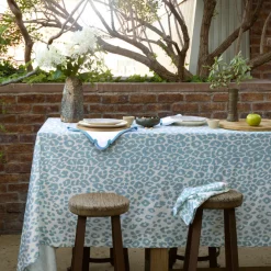 Matouk Place Settings & Linens|Schumacher Iconic Leopard Tablecloth