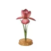 Juliska Candles|Meadow Walk Iris 9" Candlestick in Pink