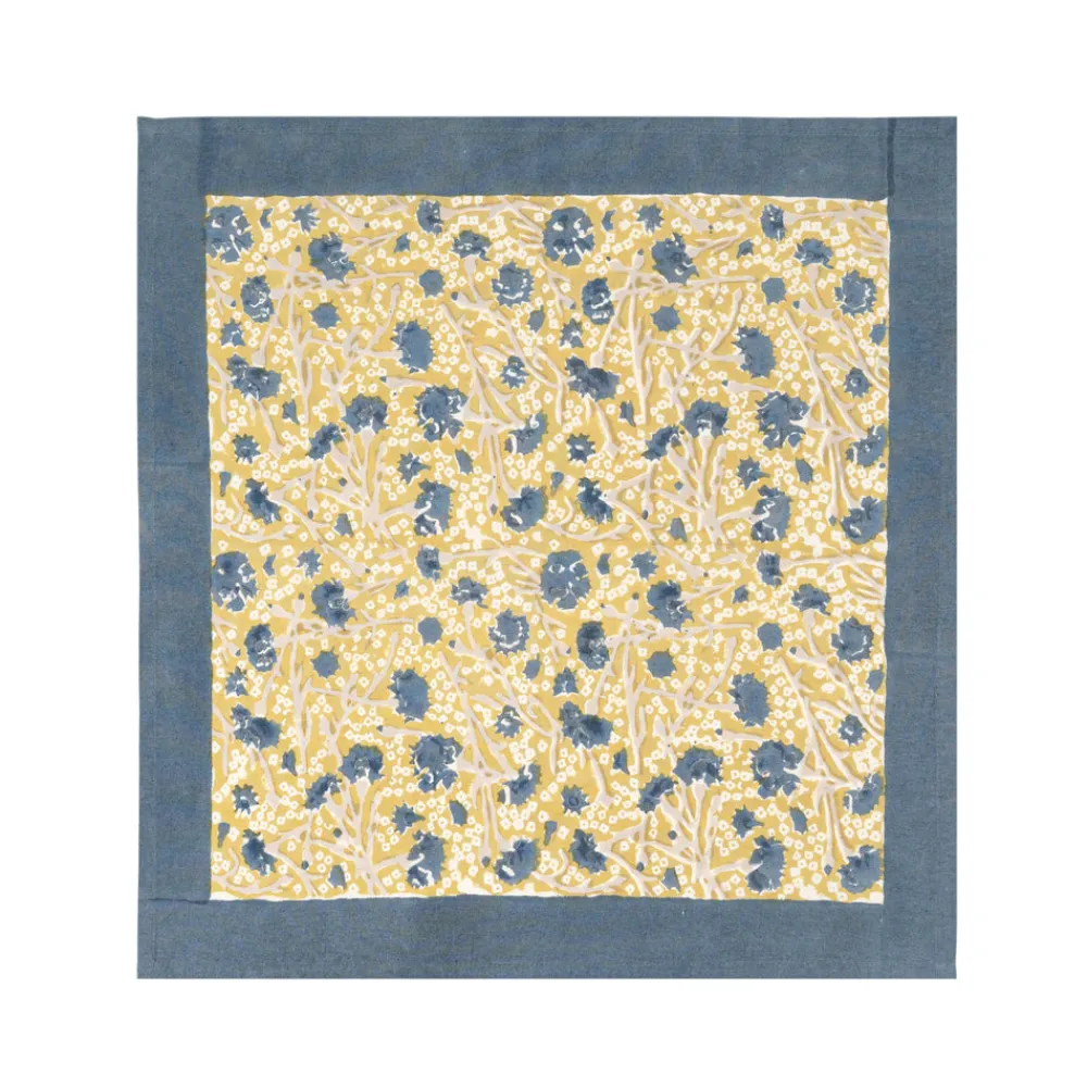 Couleur Nature Place Settings & Linens|Meadows Napkins Blue & Green, Set of 6