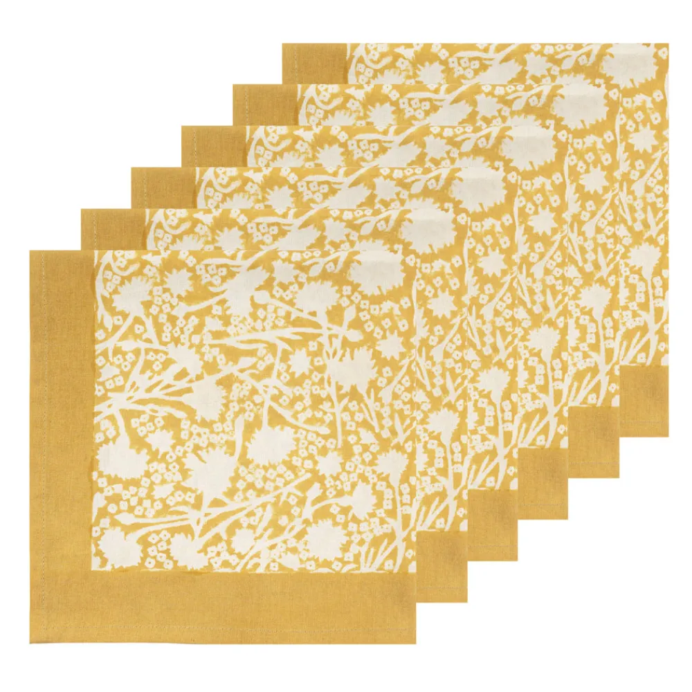 Couleur Nature Place Settings & Linens|Meadows Napkins Dijon, Set of 6