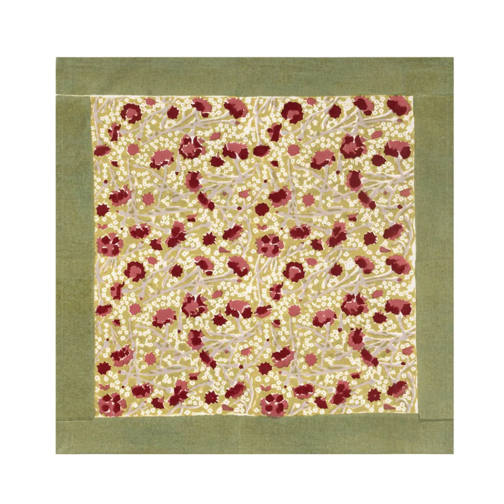 Couleur Nature Place Settings & Linens|Meadows Napkins Red & Green, Set of 6