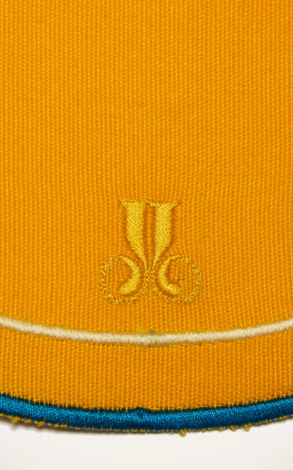 La DoubleJ Place Settings & Linens|Medallion Placemats in Solid Yellow, Set of 2