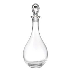 Ginori 1735 Glassware|Medici Decanter Platinum Thread