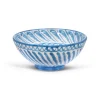Pomelo Casa Dinnerware|Medium Bowl With Hand Painted Designs