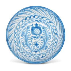 Pomelo Casa Dinnerware|Medium Bowl With Hand Painted Designs