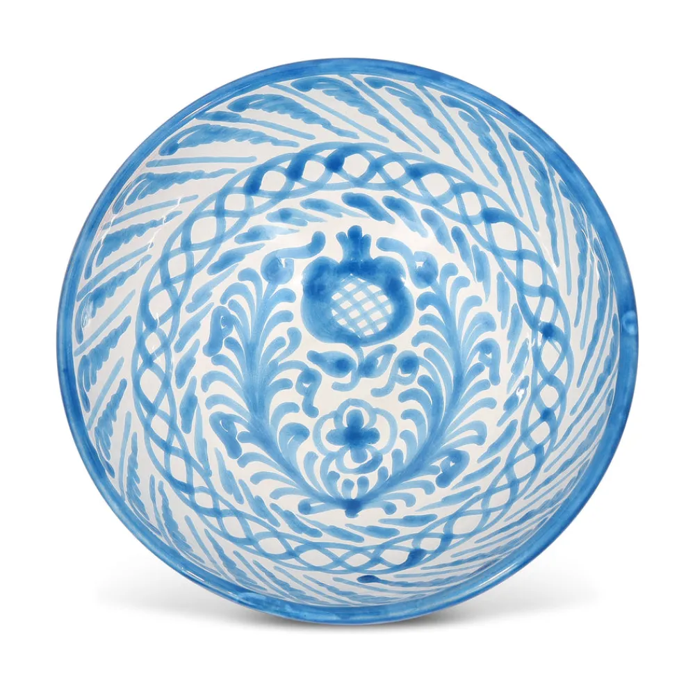 Pomelo Casa Dinnerware|Medium Bowl With Hand Painted Designs