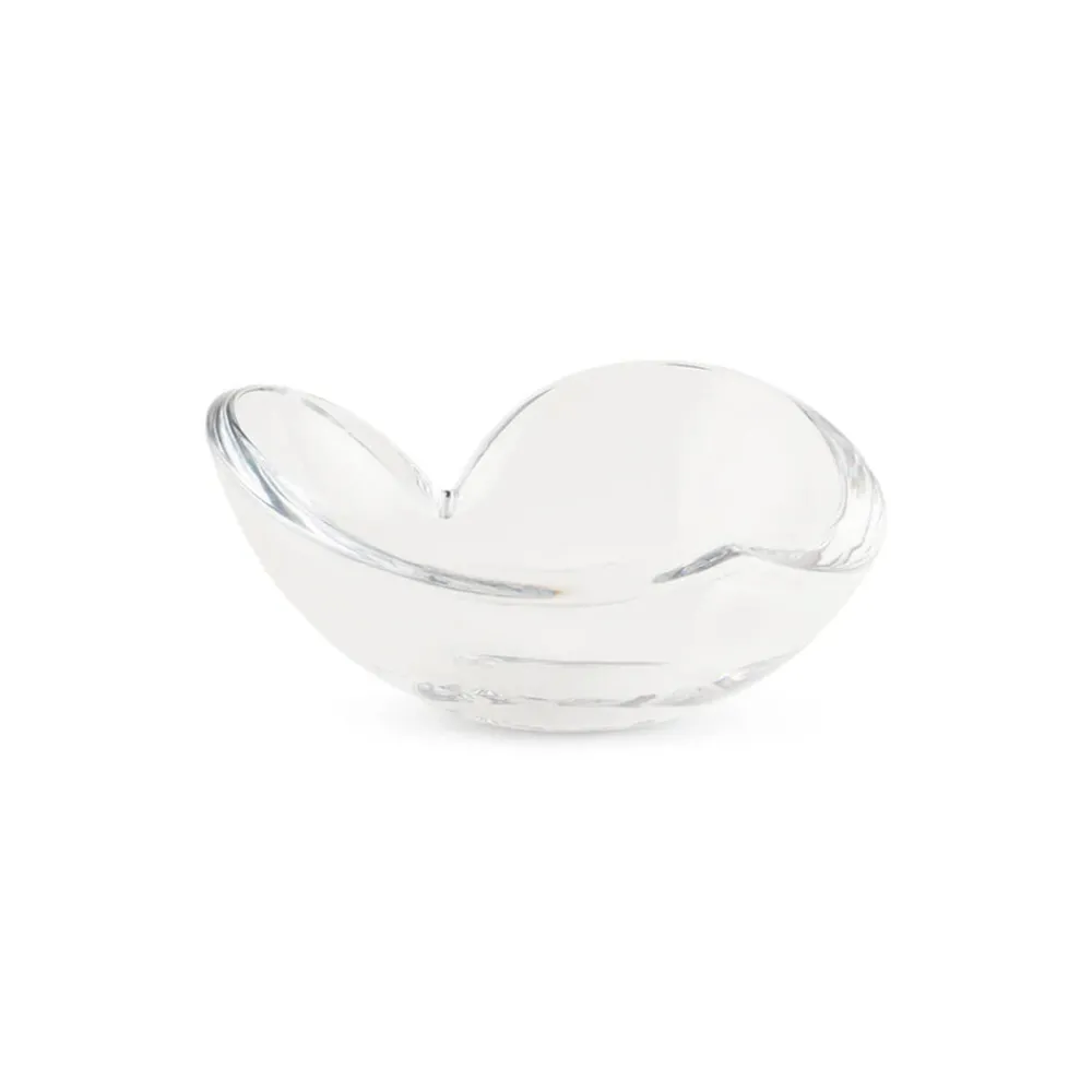 Nambe Dinnerware|Medium Heart Glass Bowl