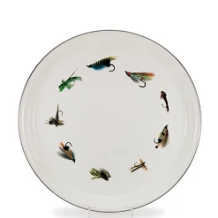 Golden Rabbit Dinnerware|Medium Tray in Flying Fish