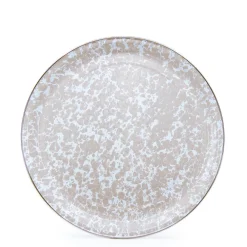 Golden Rabbit Dinnerware|Medium Tray in Taupe Swirl