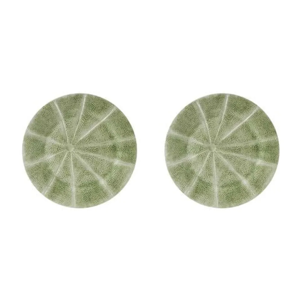Bordallo Pinheiro Dinnerware|Melon Charger, Set of 2