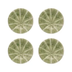 Bordallo Pinheiro Dinnerware|Melon Plate 20", Set of 4