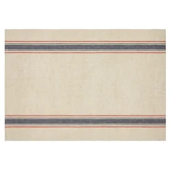 Caravan Place Settings & Linens|Menton Towel in Natural & Denim, Set of 2