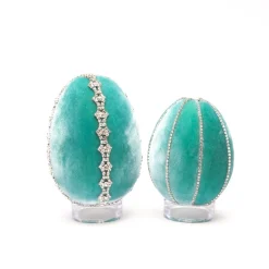 Hot Skwash Living|Décor|Mermaid Crystal Trimmed Egg