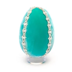 Hot Skwash Living|Décor|Mermaid Crystal Trimmed Egg