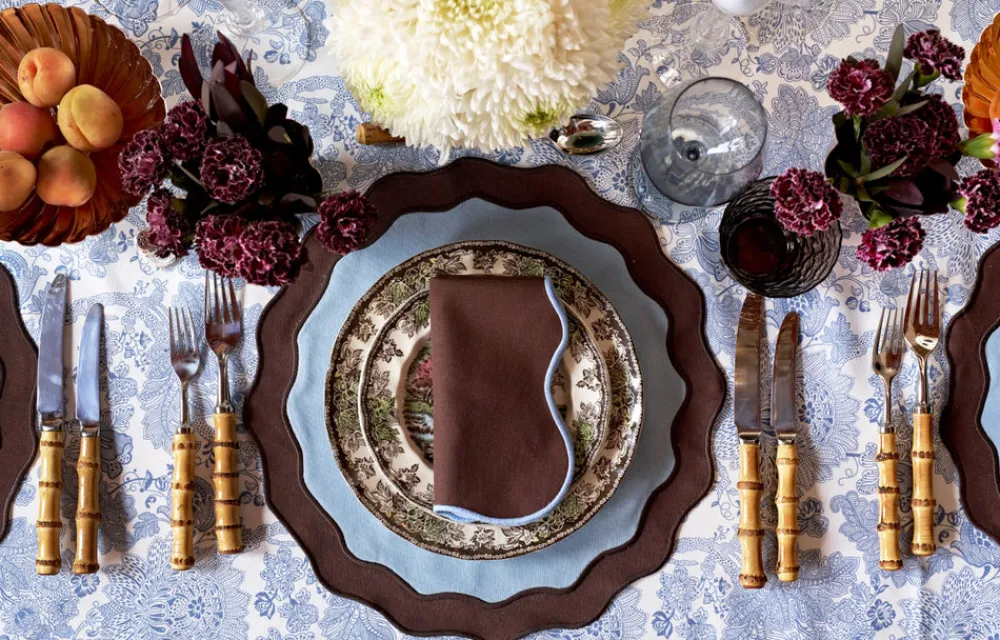 Loulou La Dune Place Settings & Linens|Mia Placemat and Napkin Set