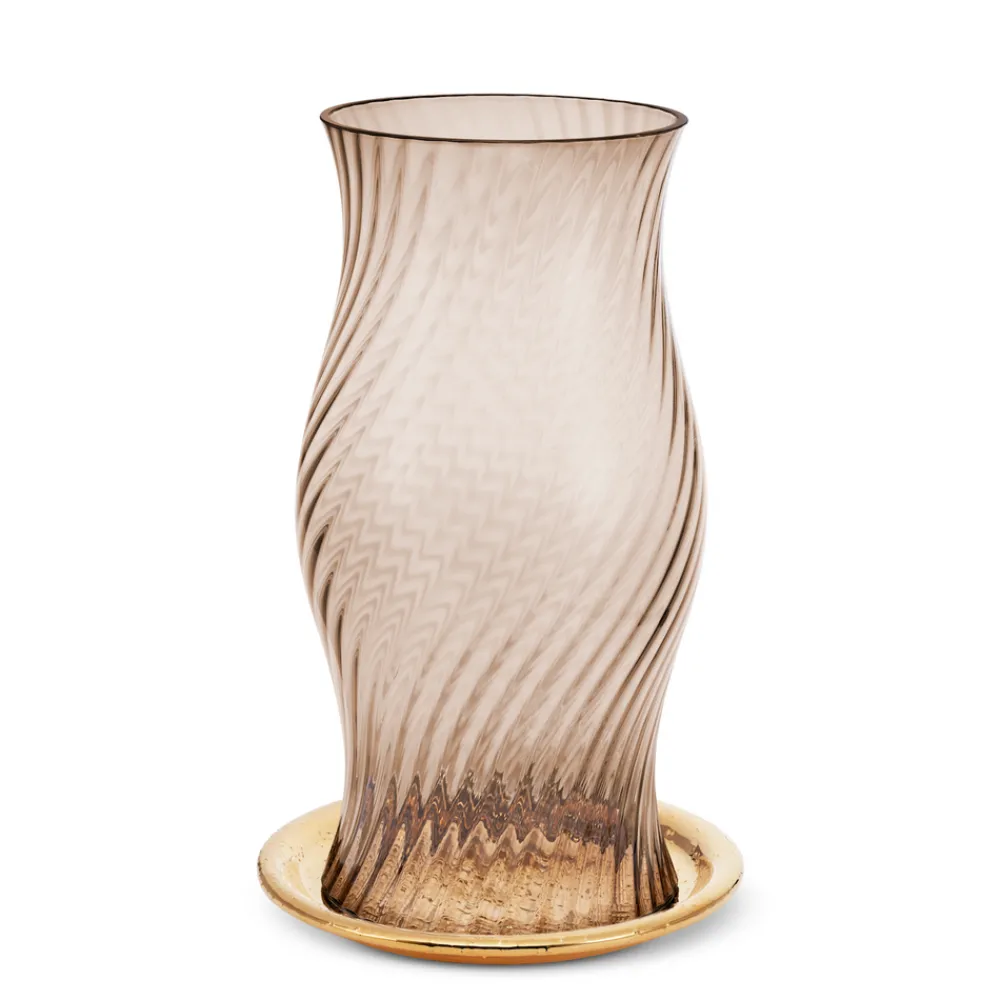 AERIN Candles|Milla Hurricane in Taupe/Gold
