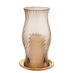 AERIN Candles|Milla Hurricane in Taupe/Gold