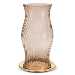 AERIN Candles|Milla Hurricane in Taupe/Gold