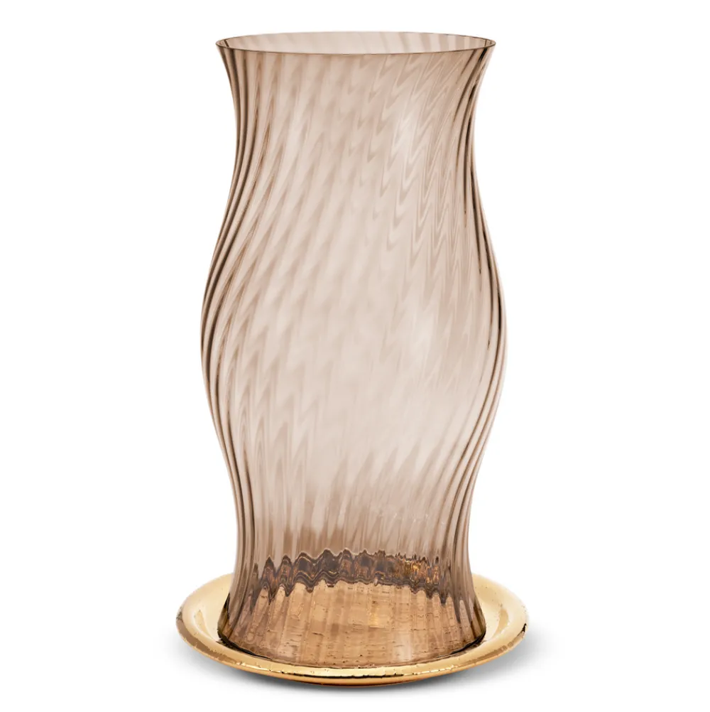 AERIN Candles|Milla Hurricane in Taupe/Gold