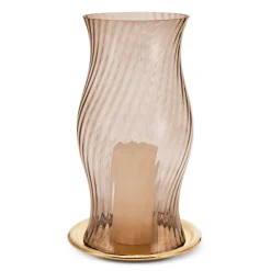 AERIN Candles|Milla Hurricane in Taupe/Gold