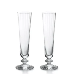 Baccarat Glassware|Mille Nuits Flutes, Set of 2