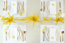 TriChi Design Place Settings & Linens|Mimosa Placemat, Set of 4