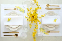 TriChi Design Place Settings & Linens|Mimosa Placemat, Set of 4