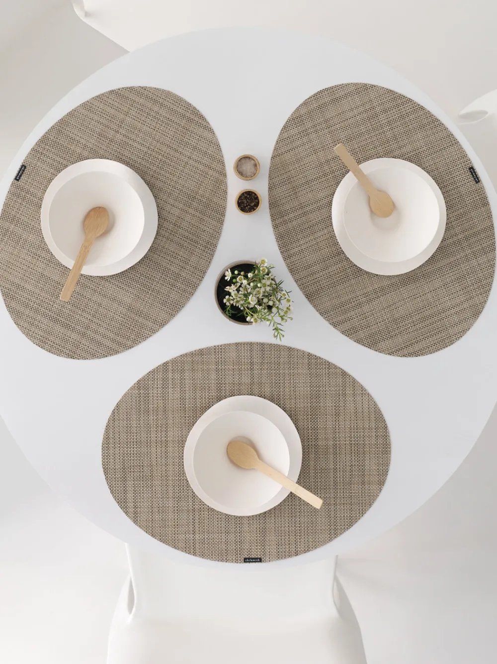 Chilewich Place Settings & Linens|Mini Basketweave Oval Placemat
