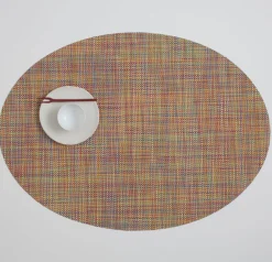 Chilewich Place Settings & Linens|Mini Basketweave Oval Placemat