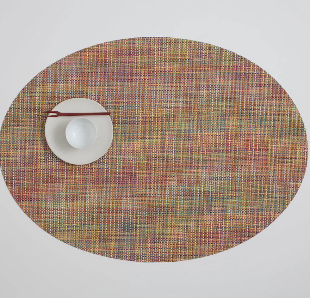 Chilewich Place Settings & Linens|Mini Basketweave Oval Placemat