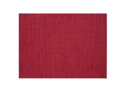 Chilewich Place Settings & Linens|Mini Basketweave Rectangluar Placemat in Scarlet