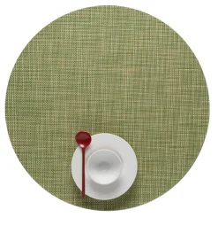 Chilewich Place Settings & Linens|Mini Basketweave Round Placemat