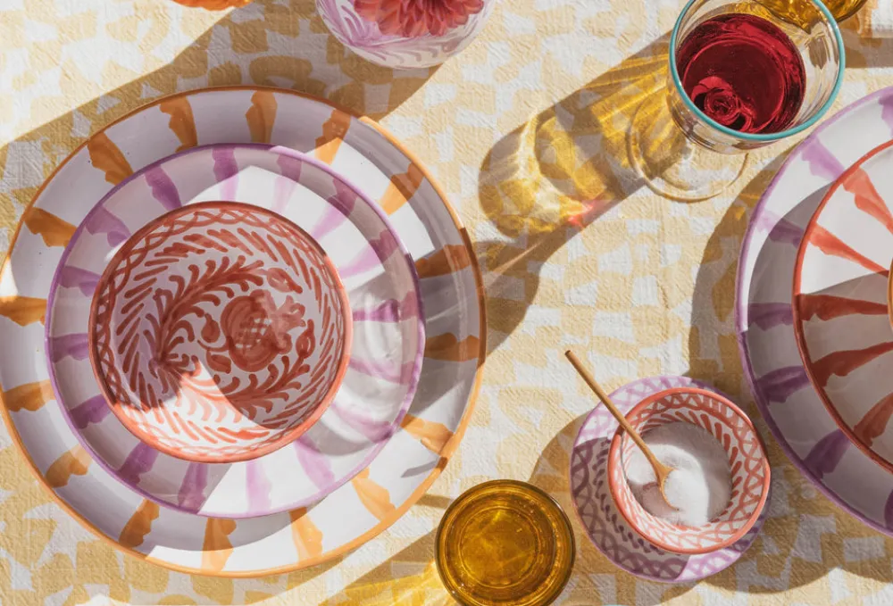 Pomelo Casa Dinnerware|Mini Plate With Hand Painted Designs