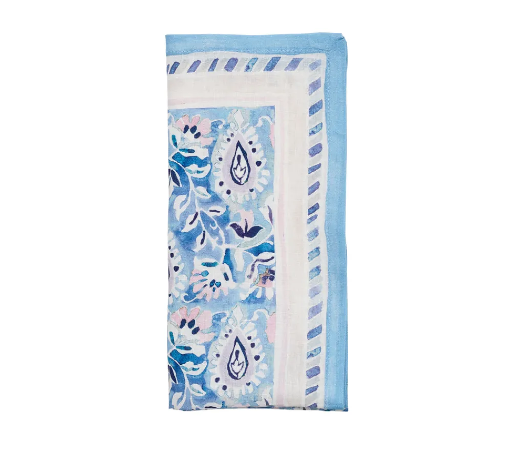 Kim Seybert Place Settings & Linens|Mira Napkin in Lilac & Blue, Set of 4