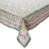 Kim Seybert Place Settings & Linens|Mira Tablecloth in Green & Pink