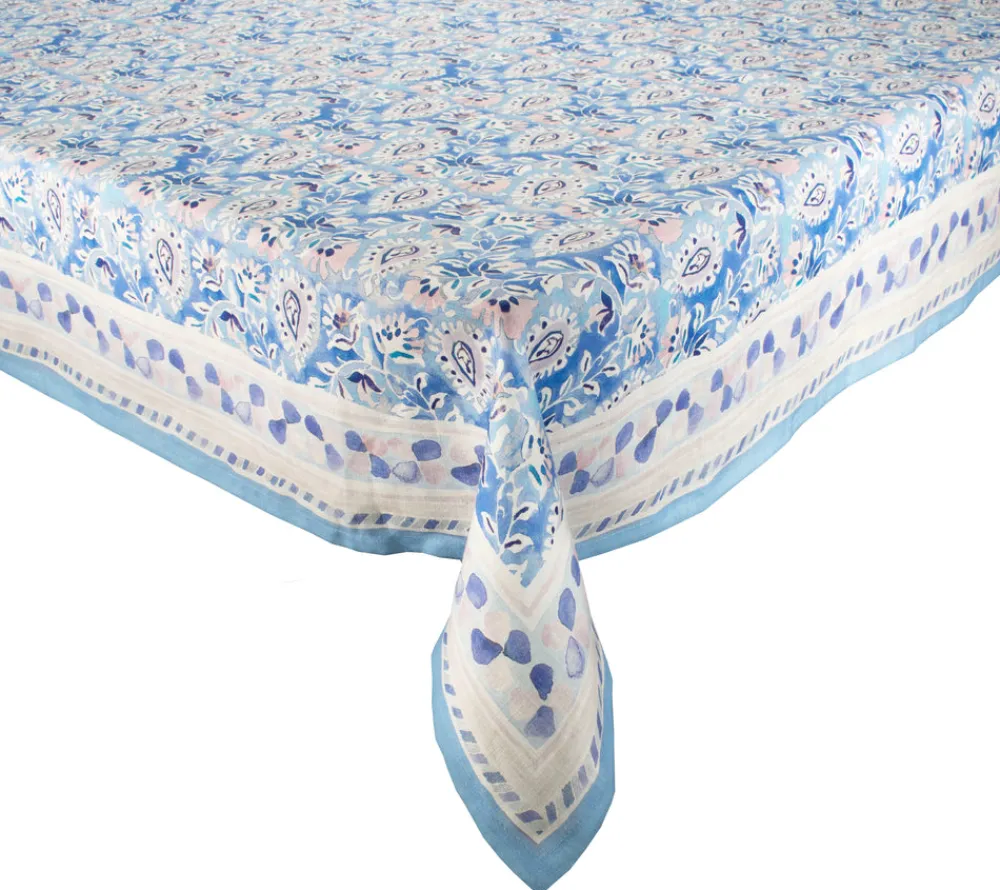 Kim Seybert Place Settings & Linens|Mira Tablecloth in Lilac & Blue