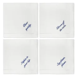 Chefanie Place Settings & Linens|Miss Manners Dinner Napkins, Set of 4