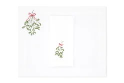 TriChi Design Place Settings & Linens|Mistletoe Collection, Set of 2