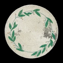 Joanna Buchanan Place Settings & Linens|Mistletoe Hand Beaded Placemat