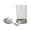 Match Bar|Silver|Mixing Glass and Cocktail Strainer Set, Set of 2