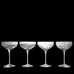 Waterford Glassware|Mixology Coupe Large 280 ml 9 fl oz, Mixed Set of 4